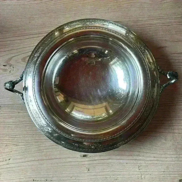 Homan Other - Vintage Victorian Meriden Silverplate Bowl/Serving Piece Homan 02096